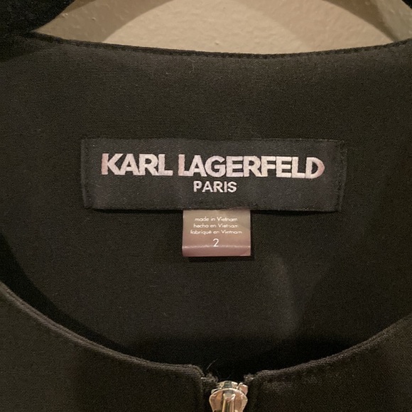 Karl Lagerfeld Mid Length Sleeve Jacket Size 2 - Picture 4 of 9